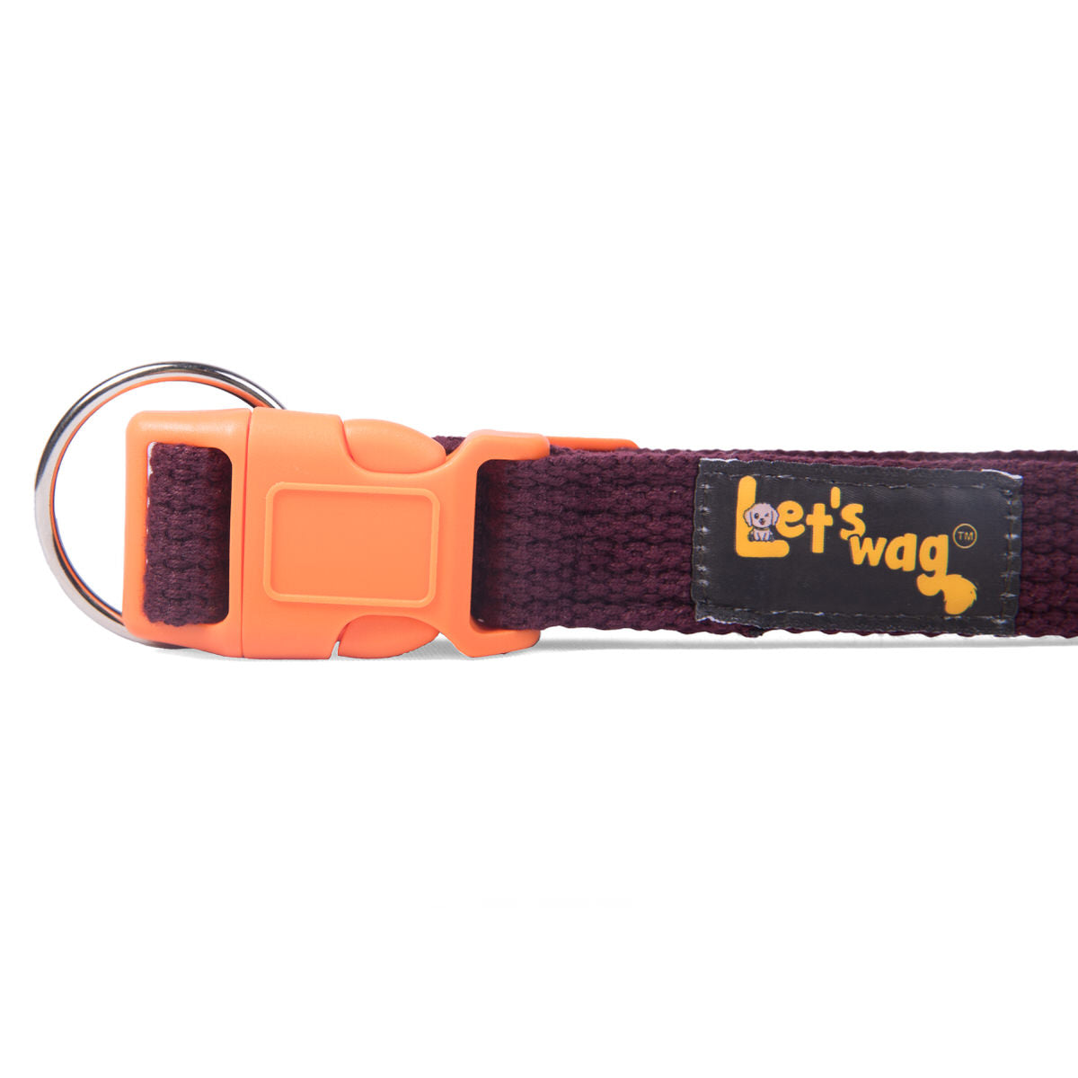 Buckle Collar - Maroon