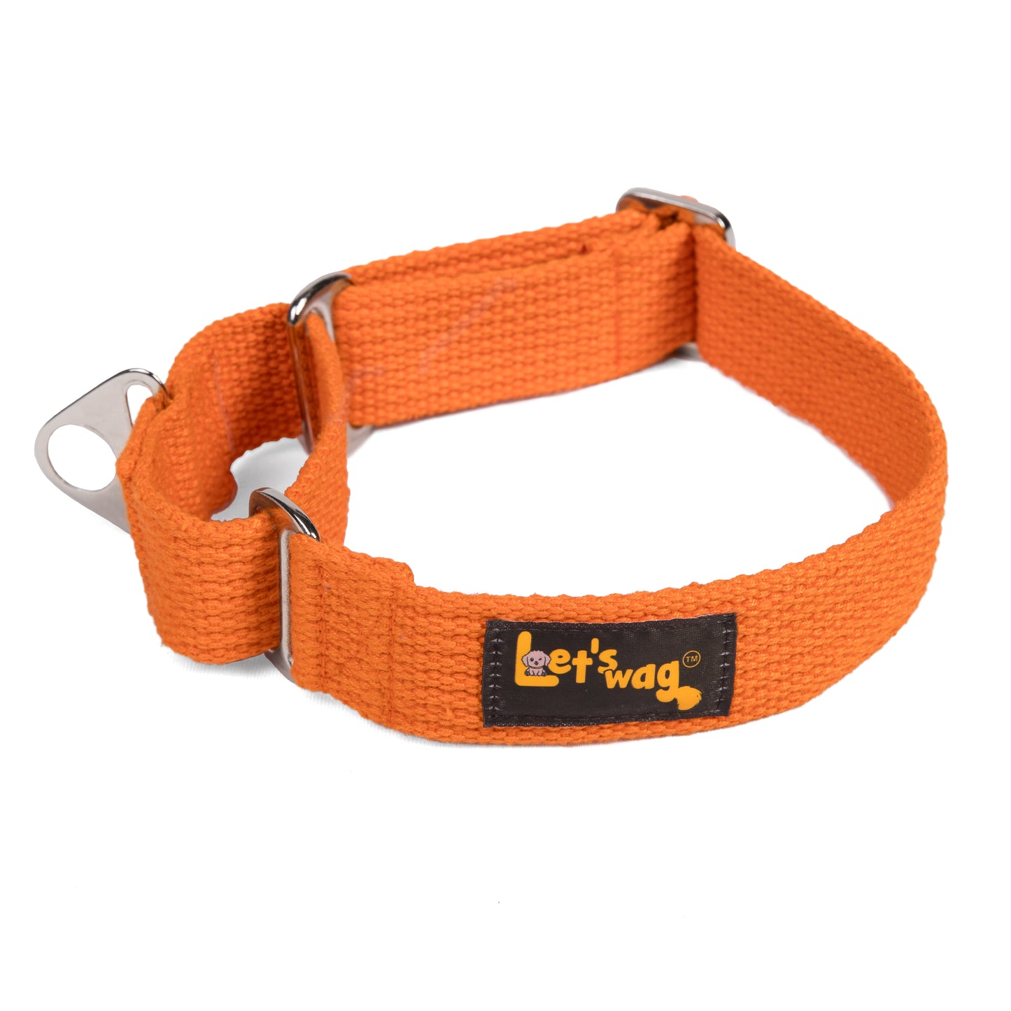 Premium Fabric Martingale Collar – Orange