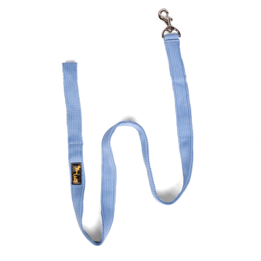 Single Handle Fabric Leash – Sky Blue