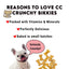 Clever Canine Crunchy Bikkies Wheat Free Handcrafted Small Batch Dog Biscuits - 200g