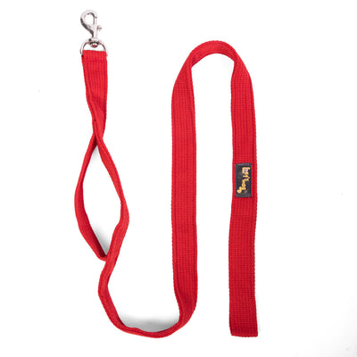 Double Handle Leash – Red