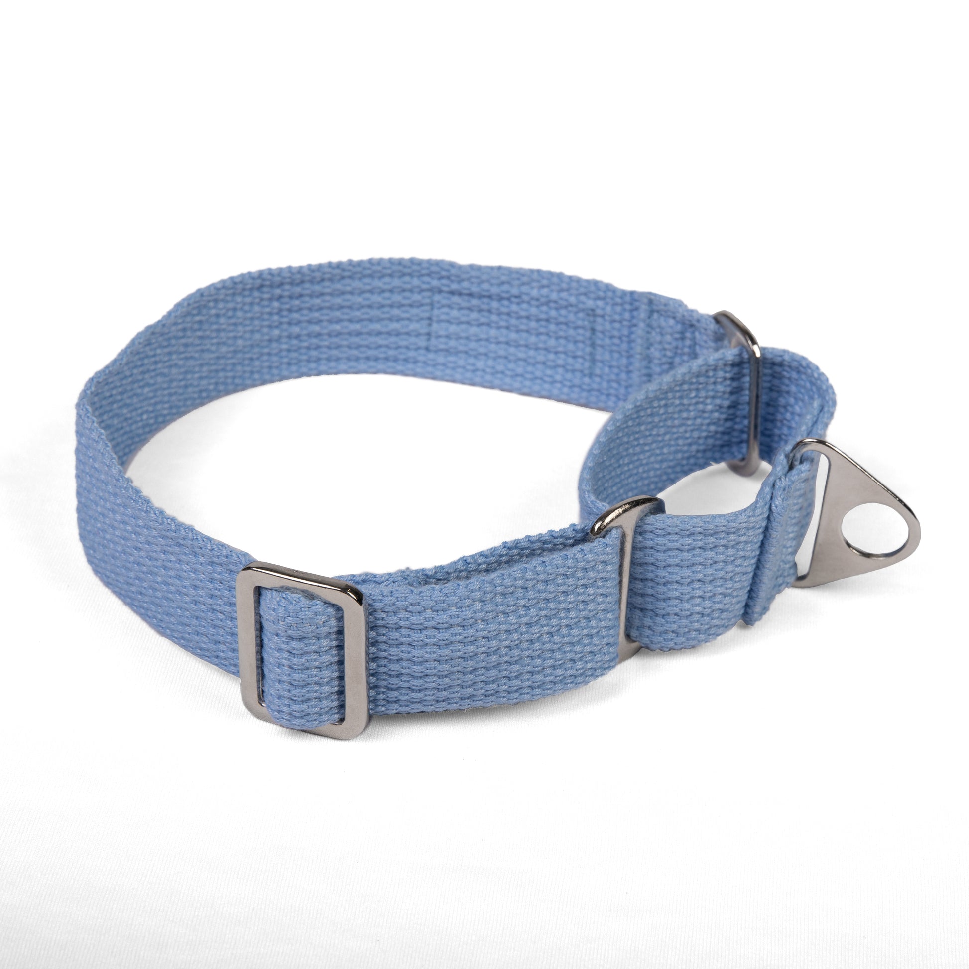 Premium Fabric Martingale Collar – Sky Blue - Main Image