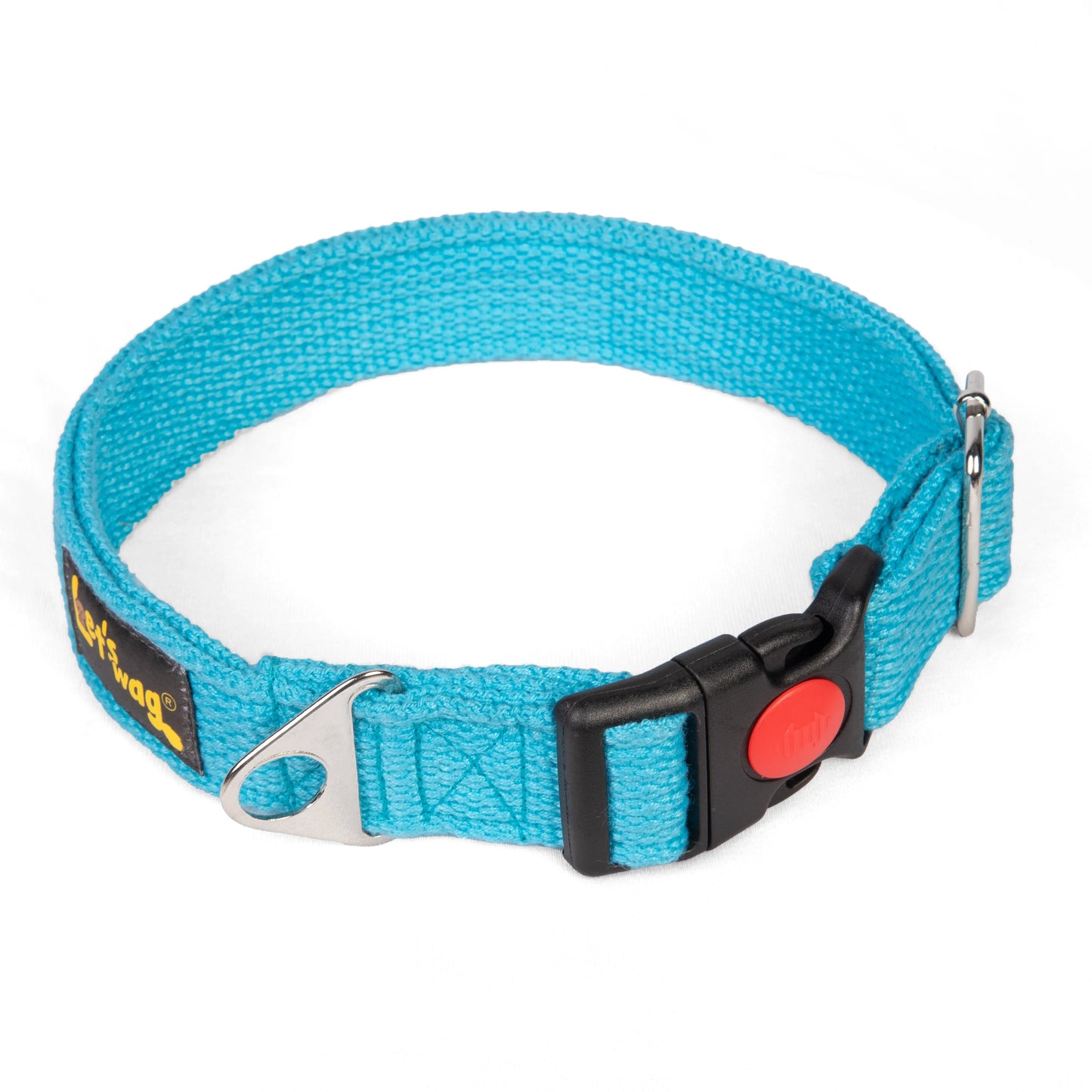 Let's Wag Adjustable Buckle Dog Collar for Dogs