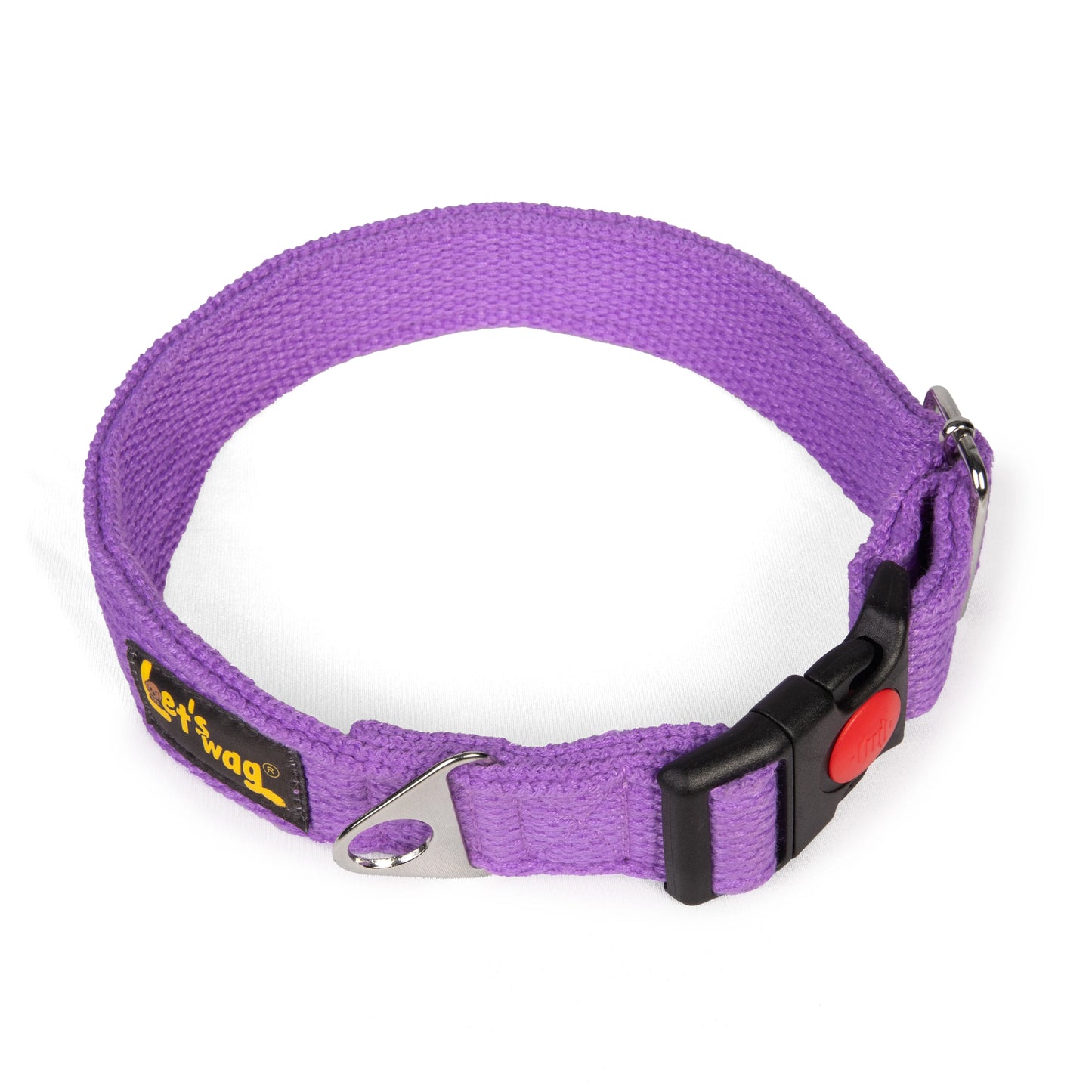 Let's Wag Adjustable Buckle Dog Collar for Dogs