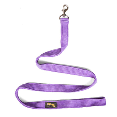 Single Handle Fabric Leash – Purple