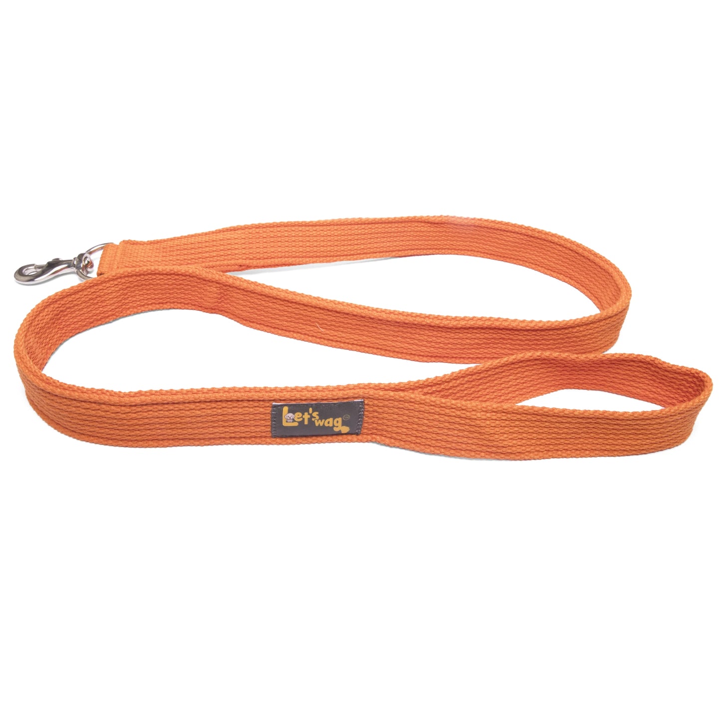 Single Handle Fabric Leash – Orange